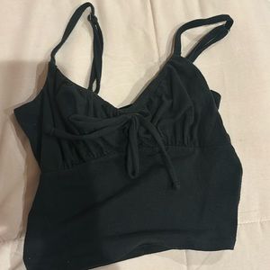 Hollister, black tank top